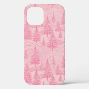 Pink Forest Christmas iPhone 12 Pro Case