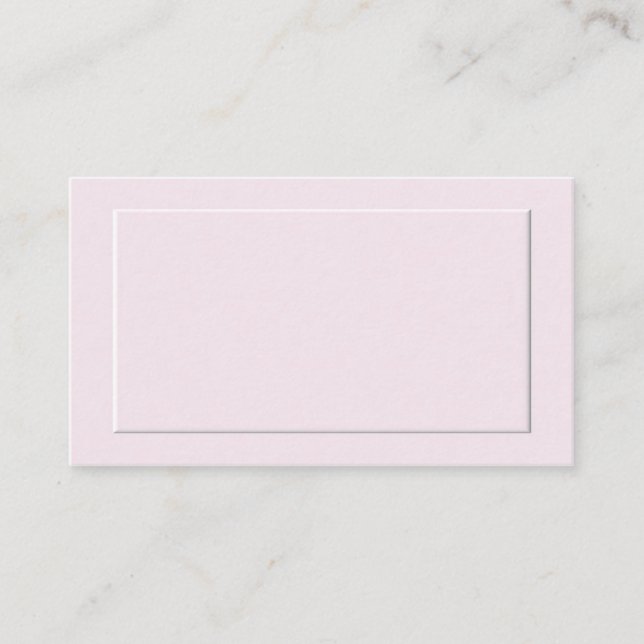 Pink Formal Place Cards (Front)