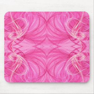 Pink Fractal Mousepad