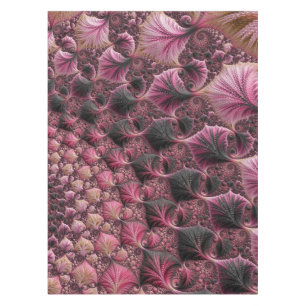 Pink Fractal Tablecloth