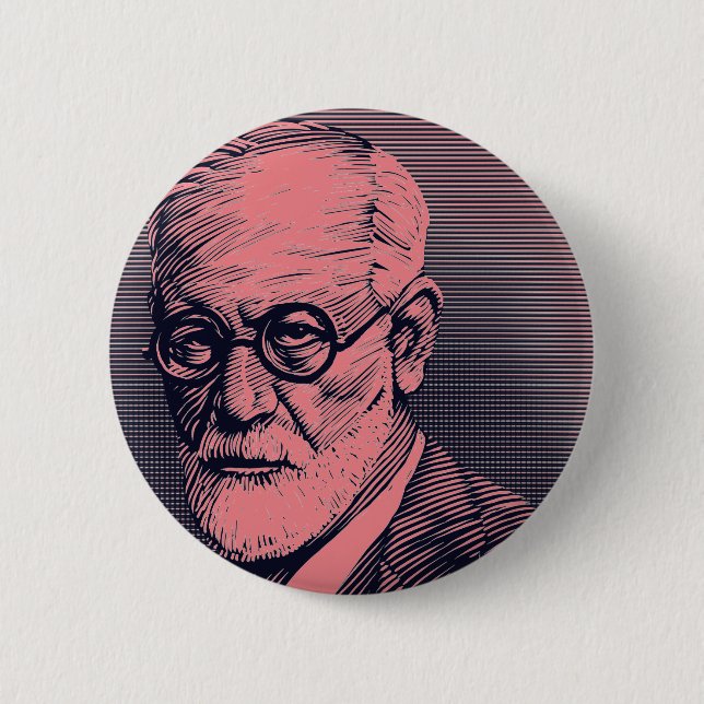 Pink Freud Button (Front)