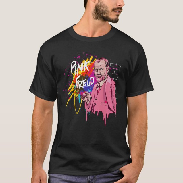 Pink Freud Dark Side Of Your Mum Joke Funny  T-Shirt (Front)
