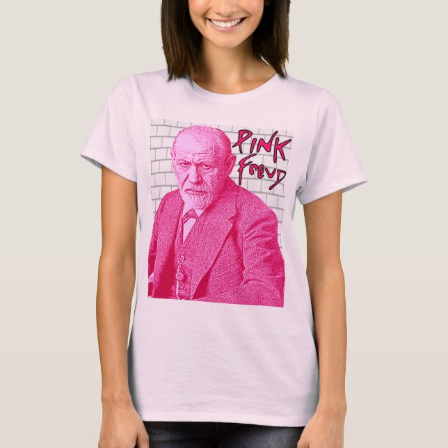 PINK FREUD,FREUD,psychiatry,psychoanalysis T-Shirt (Front)