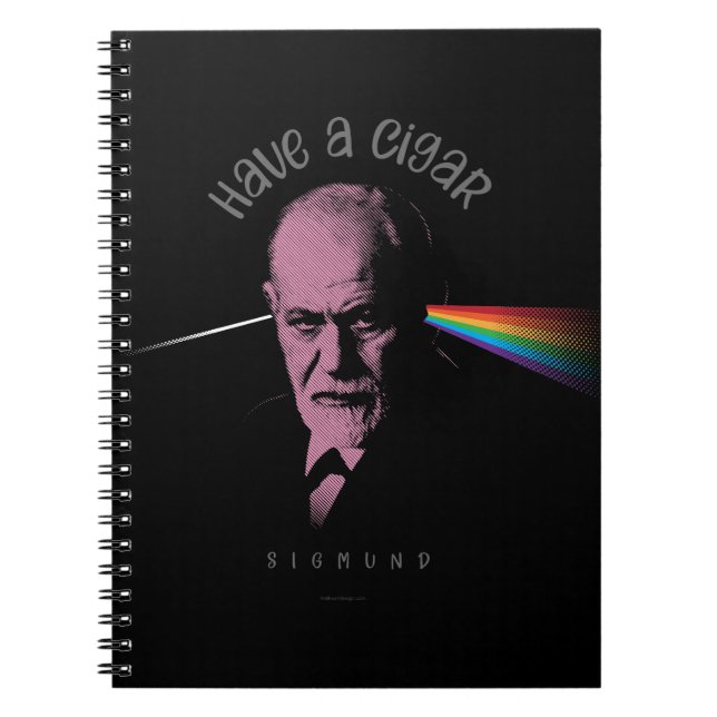 Pink Freud (Have A Cigar) Notebook (Front)