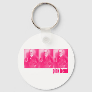 Pink Freud Key Ring