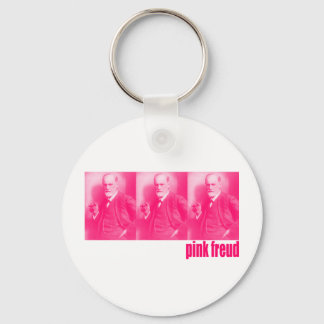 Pink Freud Key Ring