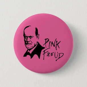 PINK FREUD Psychoanalysis Sound Edition 6 Cm Round Badge