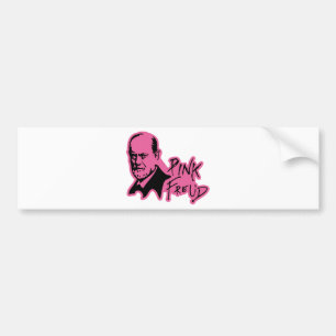 PINK FREUD Psychoanalysis Sound Edition Bumper Sticker