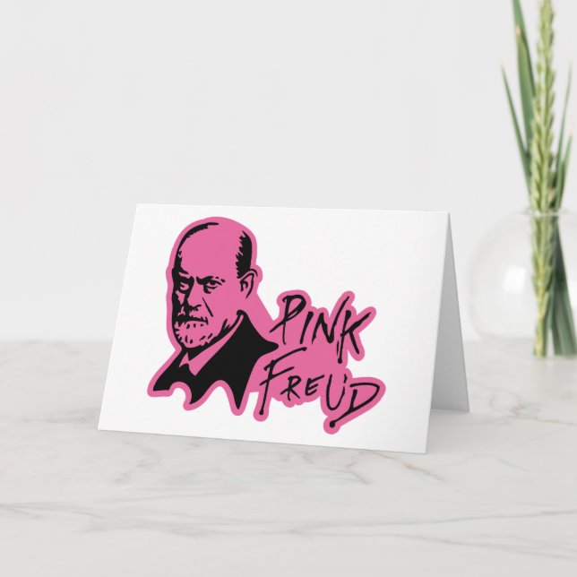 PINK FREUD Psychoanalysis Sound Edition Card (Front)