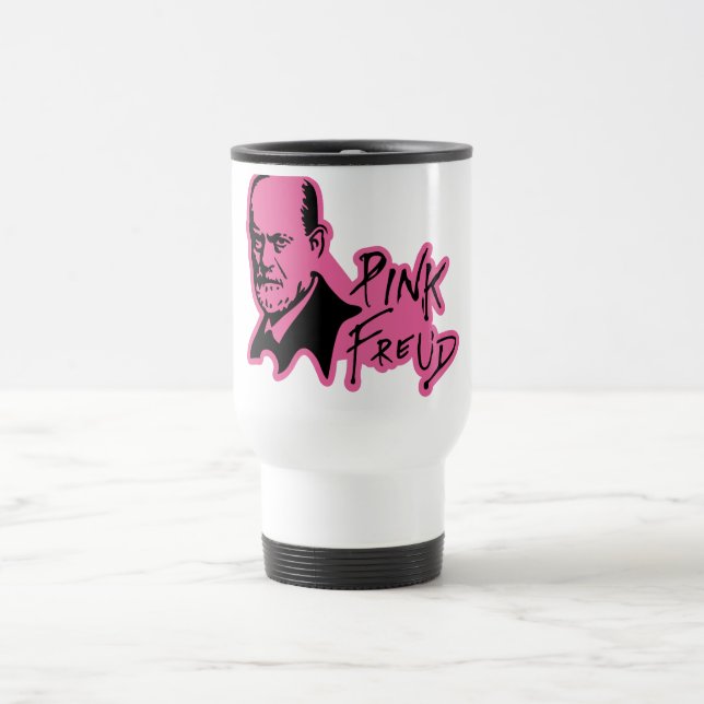 PINK FREUD Psychoanalysis Sound Edition Travel Mug (Center)