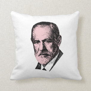 Pink Freud Sigmund Freud Cushion