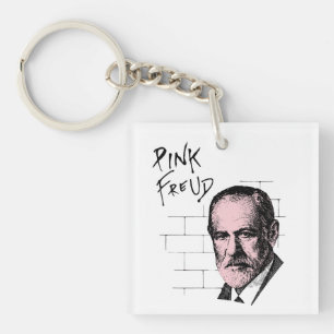 Pink Freud Sigmund Freud Key Ring