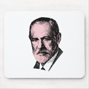 Pink Freud Sigmund Freud Mouse Mat
