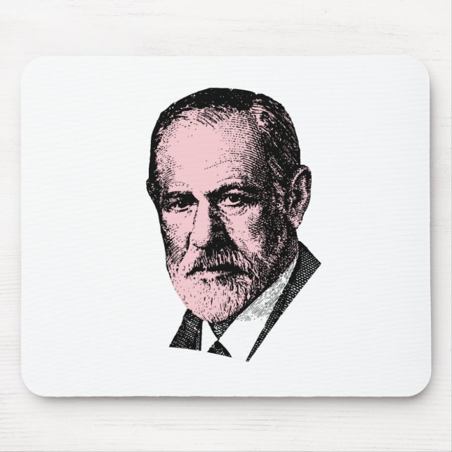 Pink Freud Sigmund Freud Mouse Mat (Front)