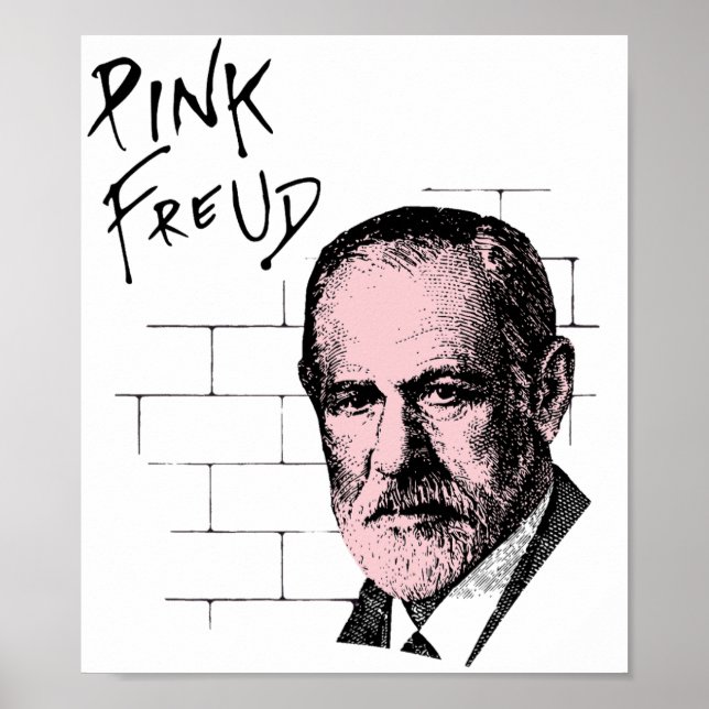 Pink Freud Sigmund Freud Poster (Front)