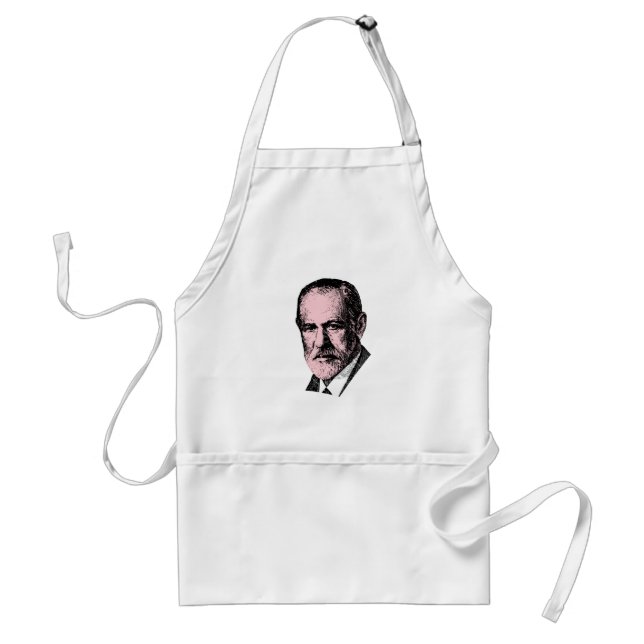 Pink Freud Sigmund Freud Standard Apron (Front)