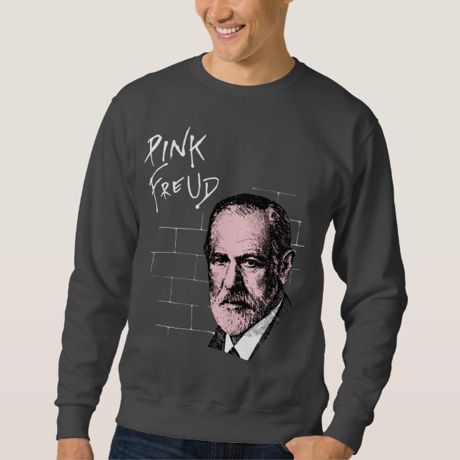 Pink Freud Sigmund Freud Sweatshirt (Front)