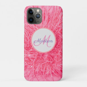 Pink Frilly Fun Girly Hot Pink Personalised iPhone 11 Pro Case