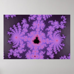 Pink Fronds Poster