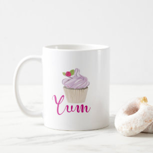 Pink Frosted Cupcake Yum! Coffee Mug