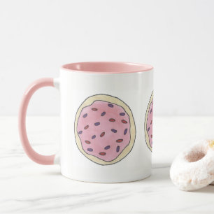 Pink Frosted Sugar Cookie Sprinkles Baking Foodie Mug