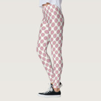 Pink Frosted Sugar Cookies Cookie Print Leggings