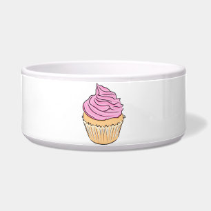 Pink Frosting Cupcake Yummy Birthday Party Cupcake