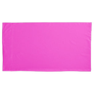 Pink Fuchsia colour Easily Customise This Pillowcase
