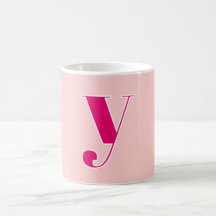 Pink & Fuchsia Personalised Monogram Initial