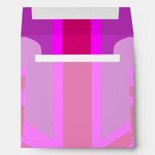 Pink Fuchsia Union Jack Flag Design Envelopes