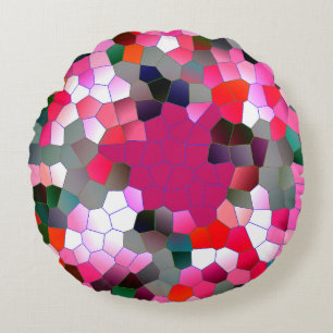 Pink Fun..... Round Cushion