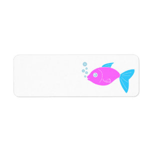 Pink funny fish
