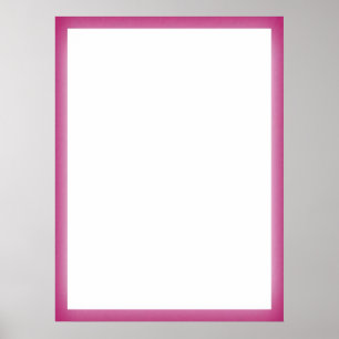 PINK FUZZY BORDER POSTER
