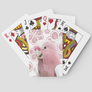 Pink Galah Cockatoo Playing Cards