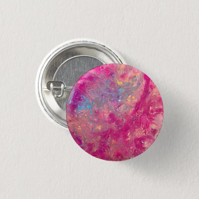 Pink Galaxy badge (Front & Back)