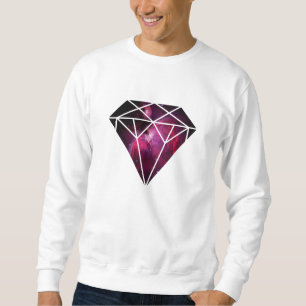 Pink Galaxy Diamond Sweatshirt