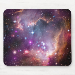 Pink Galaxy Nebula Universe Supernova Stars Night Mouse Mat