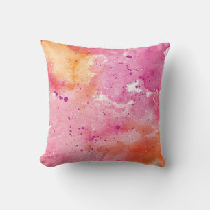 Pink Galaxy Watercolour Pillow