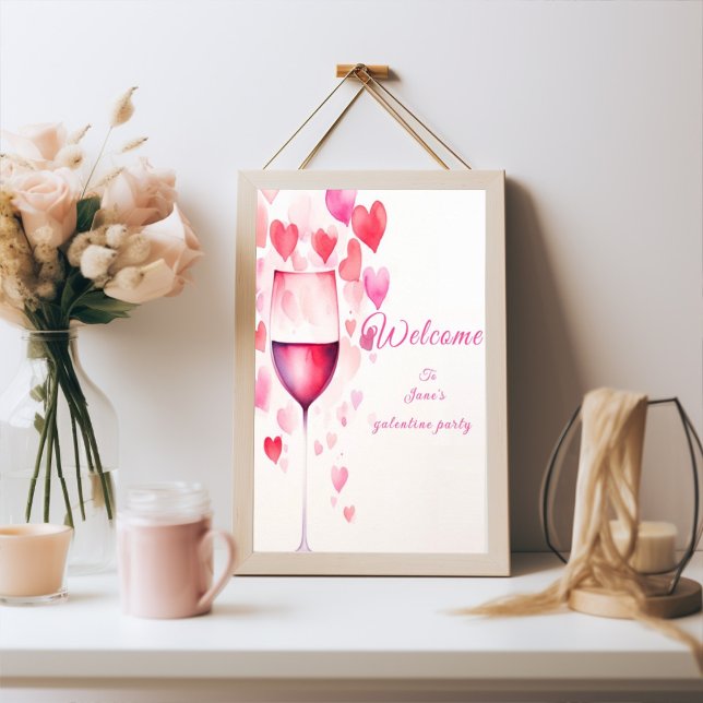  Pink galentine party Poster (Creator Uploaded)