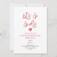 Pink Galentine's Day Party Brunch Dinner Valentine