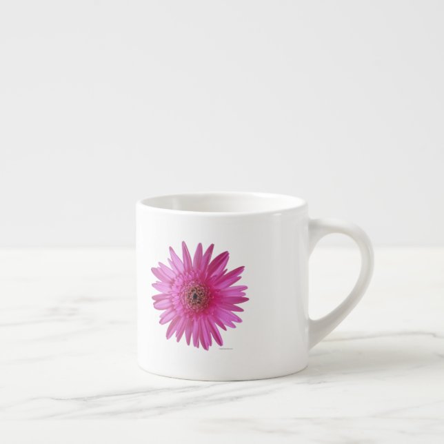 Pink Garbera  Espresso Cup (Right)
