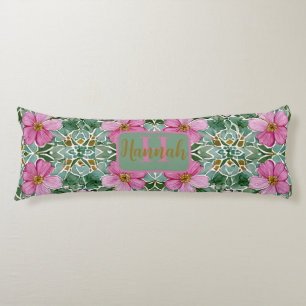 Pink Garden Mosaic Body Cushion