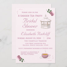 Pink Garden Tea-Party Bridal Shower