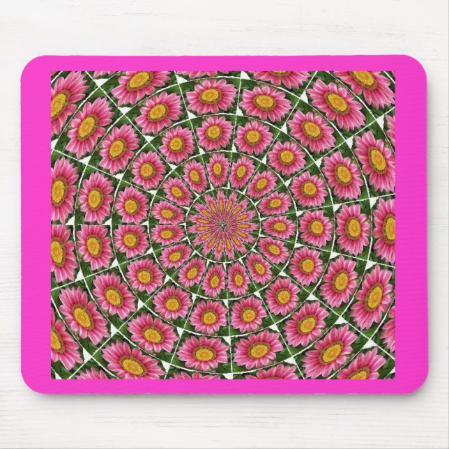 Pink-Gazania  Mousepad (Front)