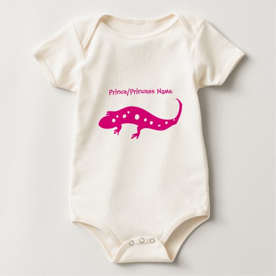 Pink Gecko Baby Bodysuit