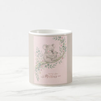 Pink, Gentle Koala Mom and Joey Coffee Mug