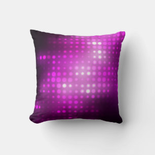 Pink Geometric: Abstract Square Background. Cushion