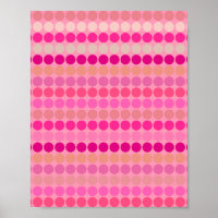 Pink Geometric Circles