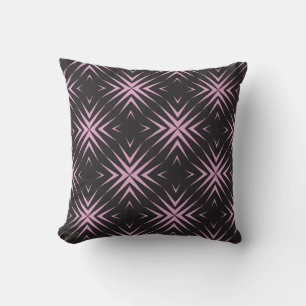 Pink Geometric Cushion