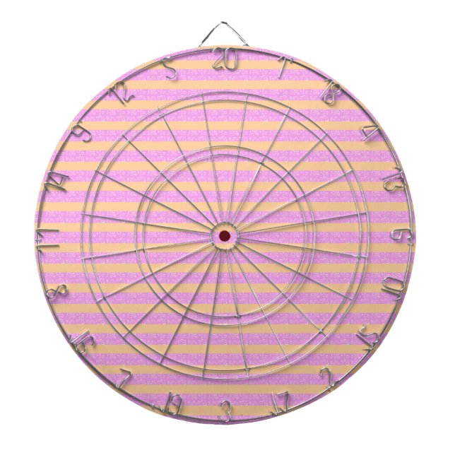 Pink Geometric  Dartboard (Front)